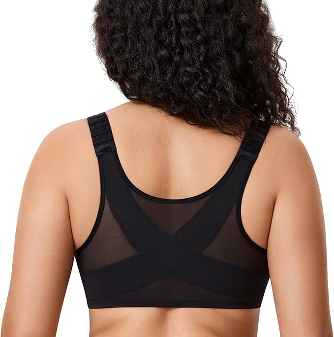 Front Closure Posture Full Coverage Bra by Glow Haven - Image 3
