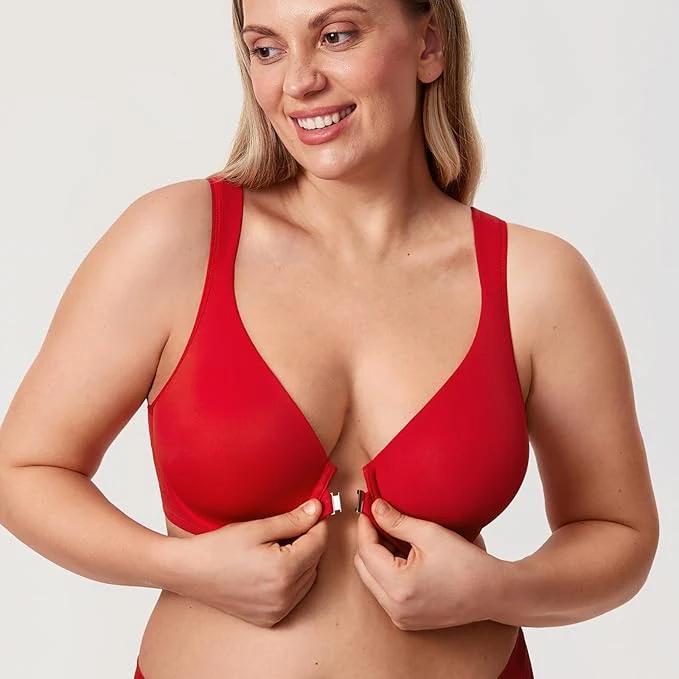 Front Closure Posture Full Coverage Bra by Glow Haven - Image 7