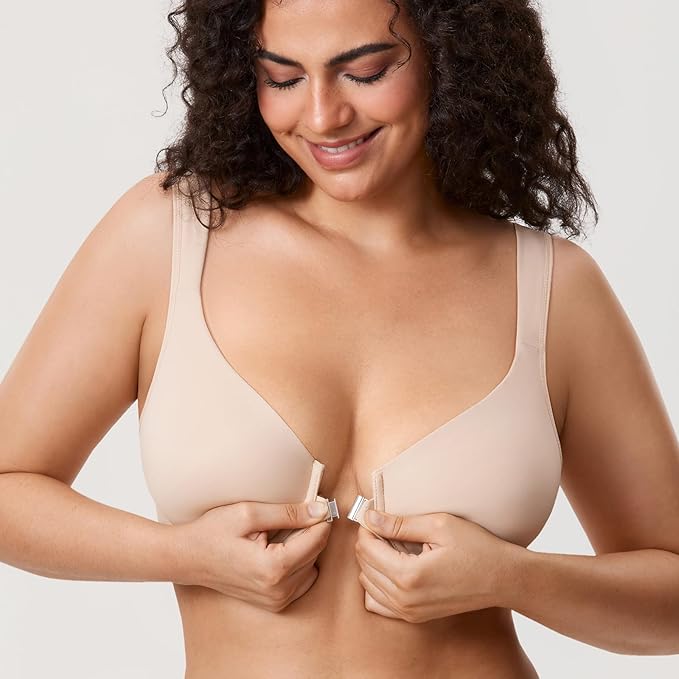 Front Closure Posture Full Coverage Bra by Glow Haven - Image 9